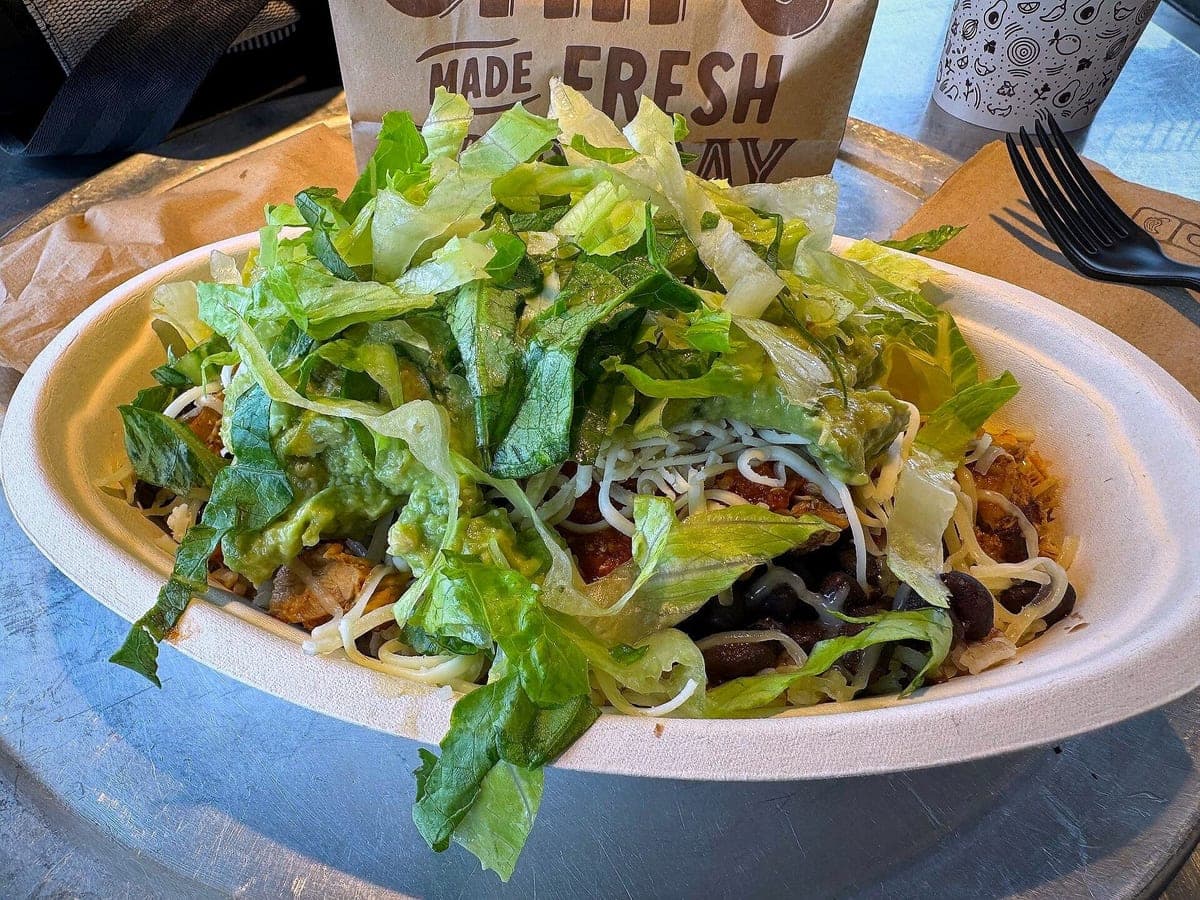 After: Burrito bowl, Delivery Ready look