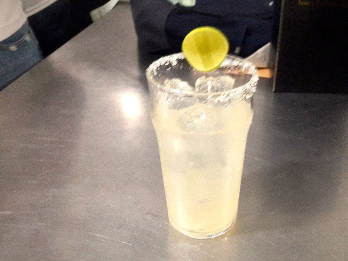 After: Lime margarita, Restaurant Table look