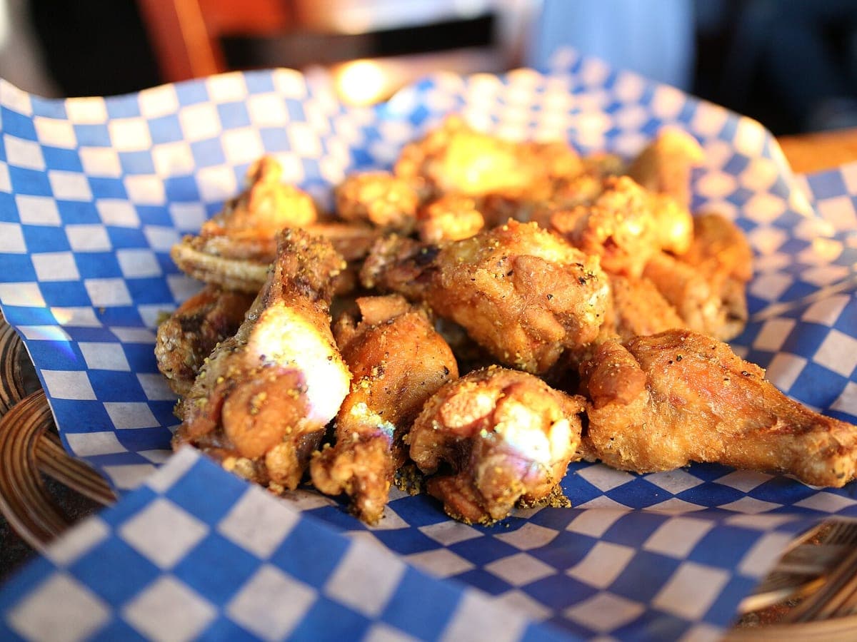 Before: Lemon pepper wings, original phone photo