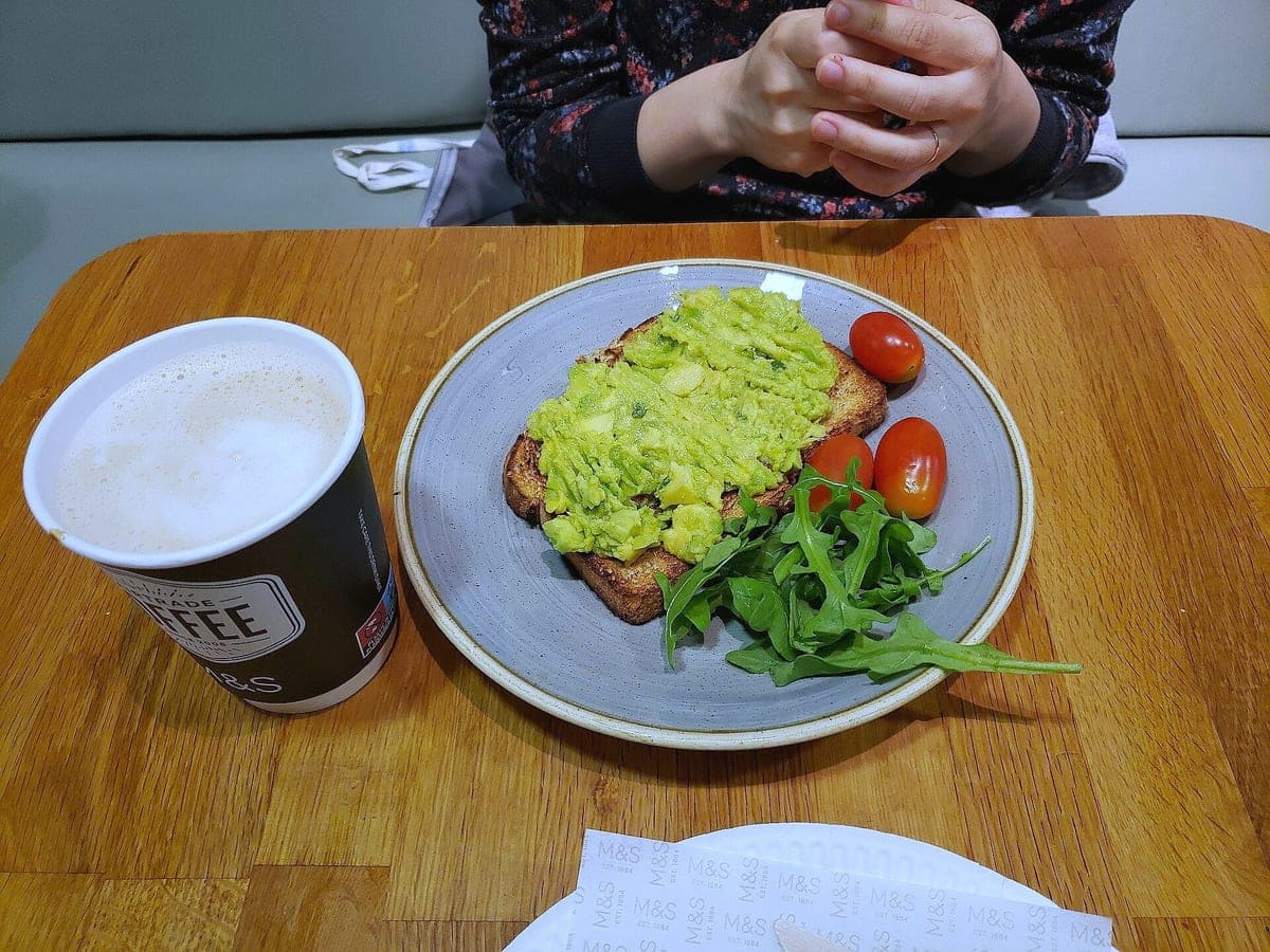 After: Avocado toast & chai, Bright & Airy look