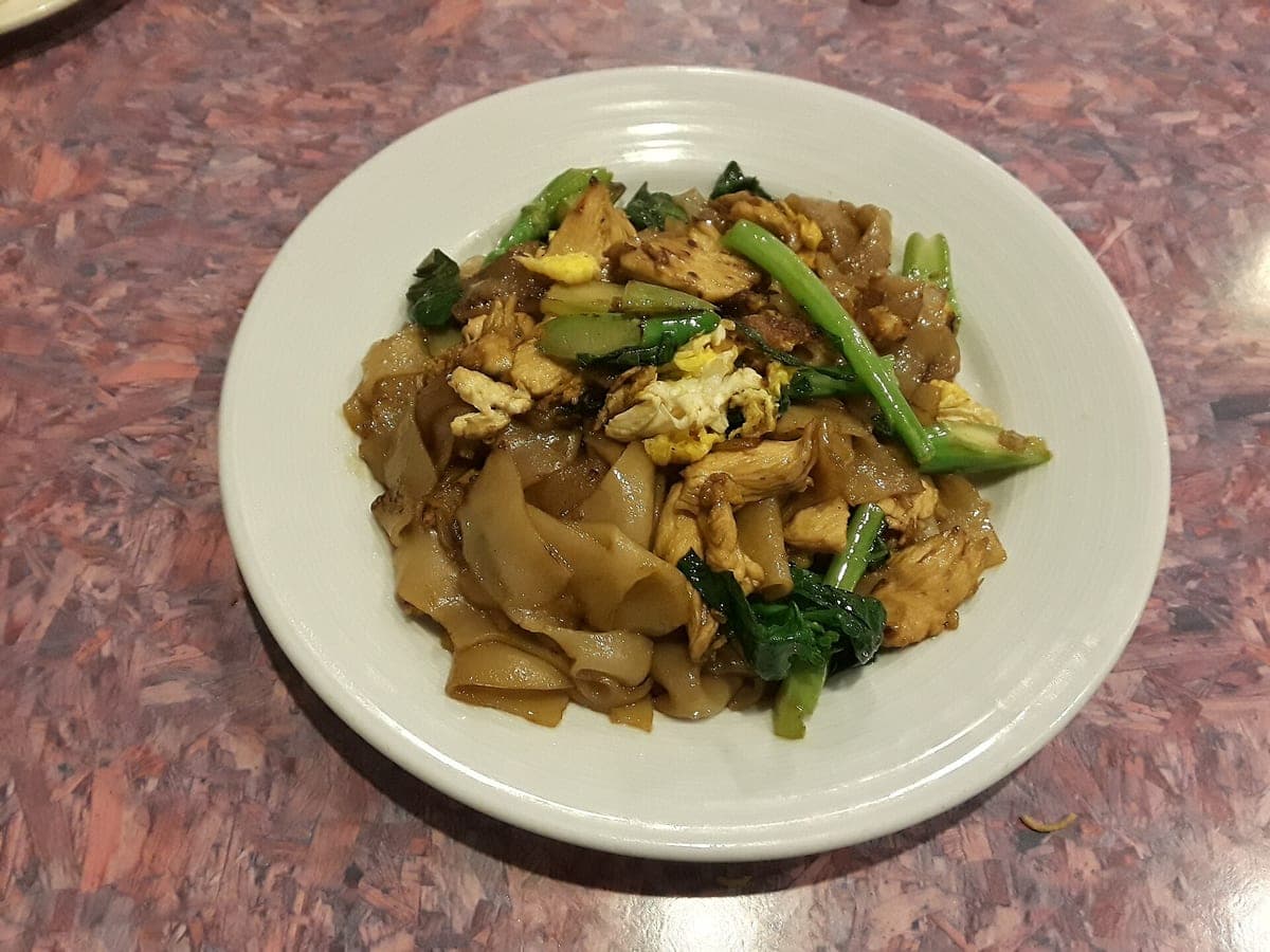 Before: Pad see ew, original phone photo