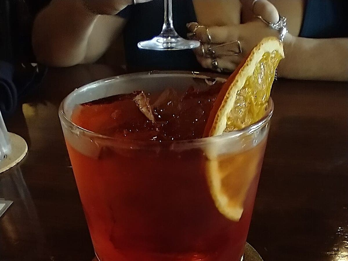 Before: Negroni, original phone photo