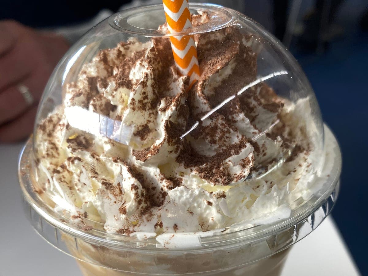 Before: Iced mocha, original phone photo
