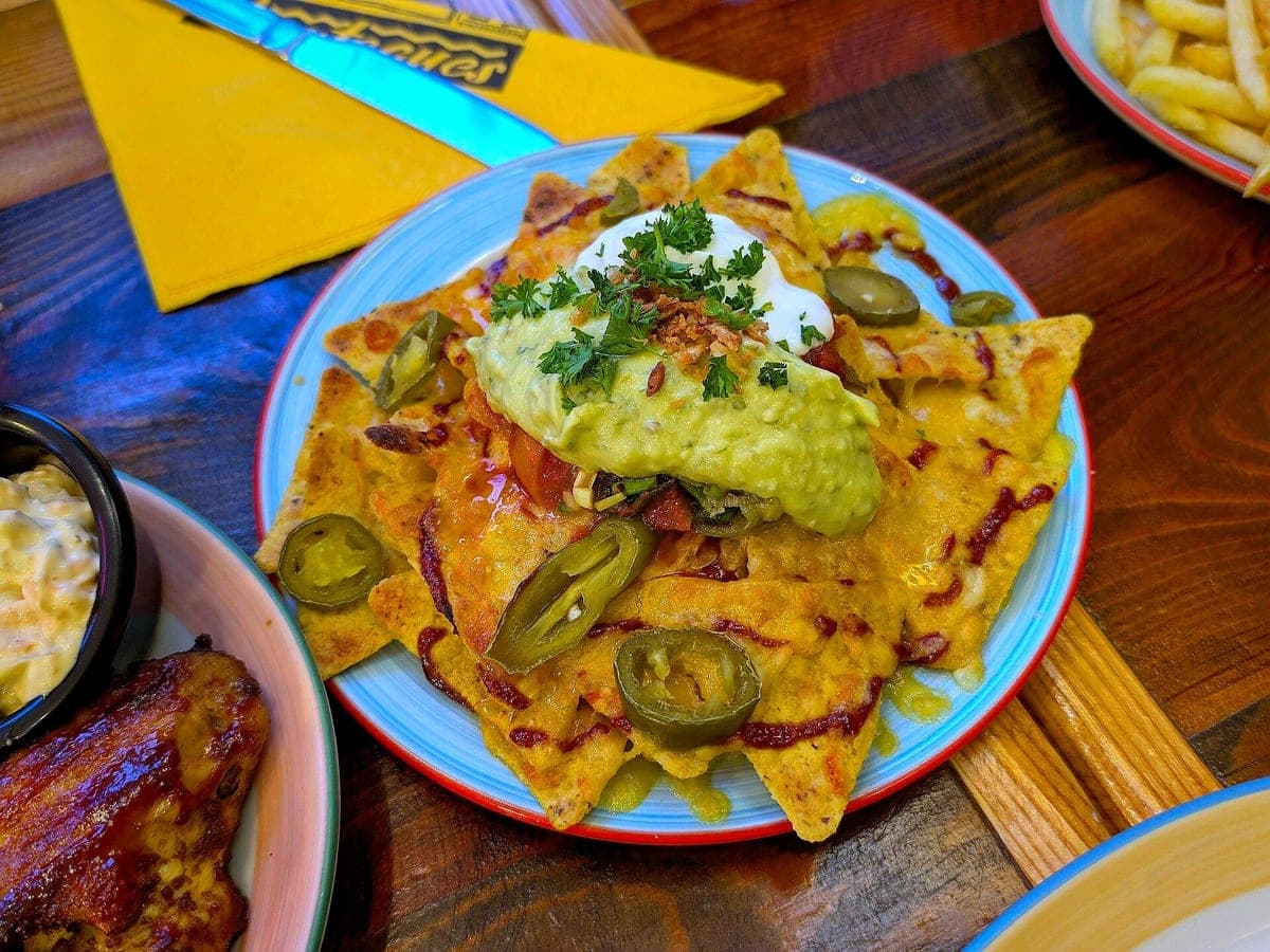 After: Loaded nachos, Color Pop look