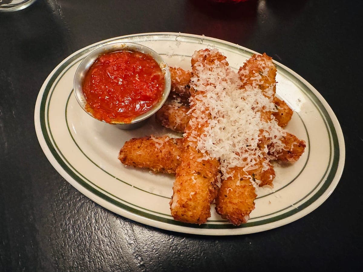 Before: Mozzarella sticks, original phone photo