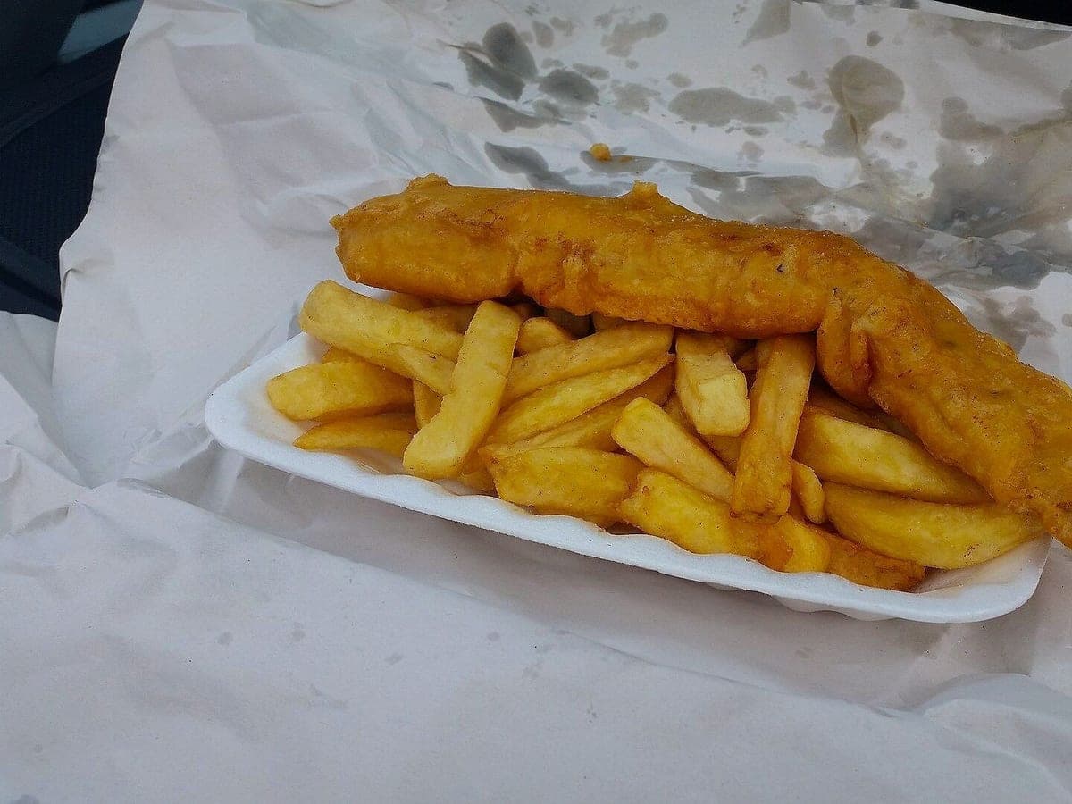 After: Fish & chips, Delivery Ready look